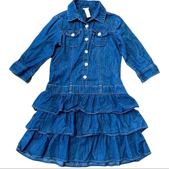 JUSTICE Soft Denim Style Dress - Picture 1 of 10